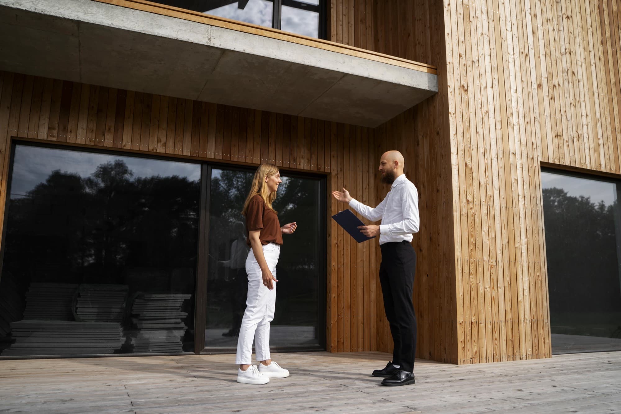 Handing over the keys of a new home